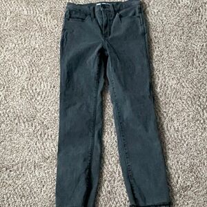 Madewell Stovepipe Black Jeans sz 24 very stretchy